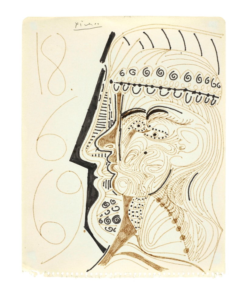 Tête de profil by Pablo Picasso