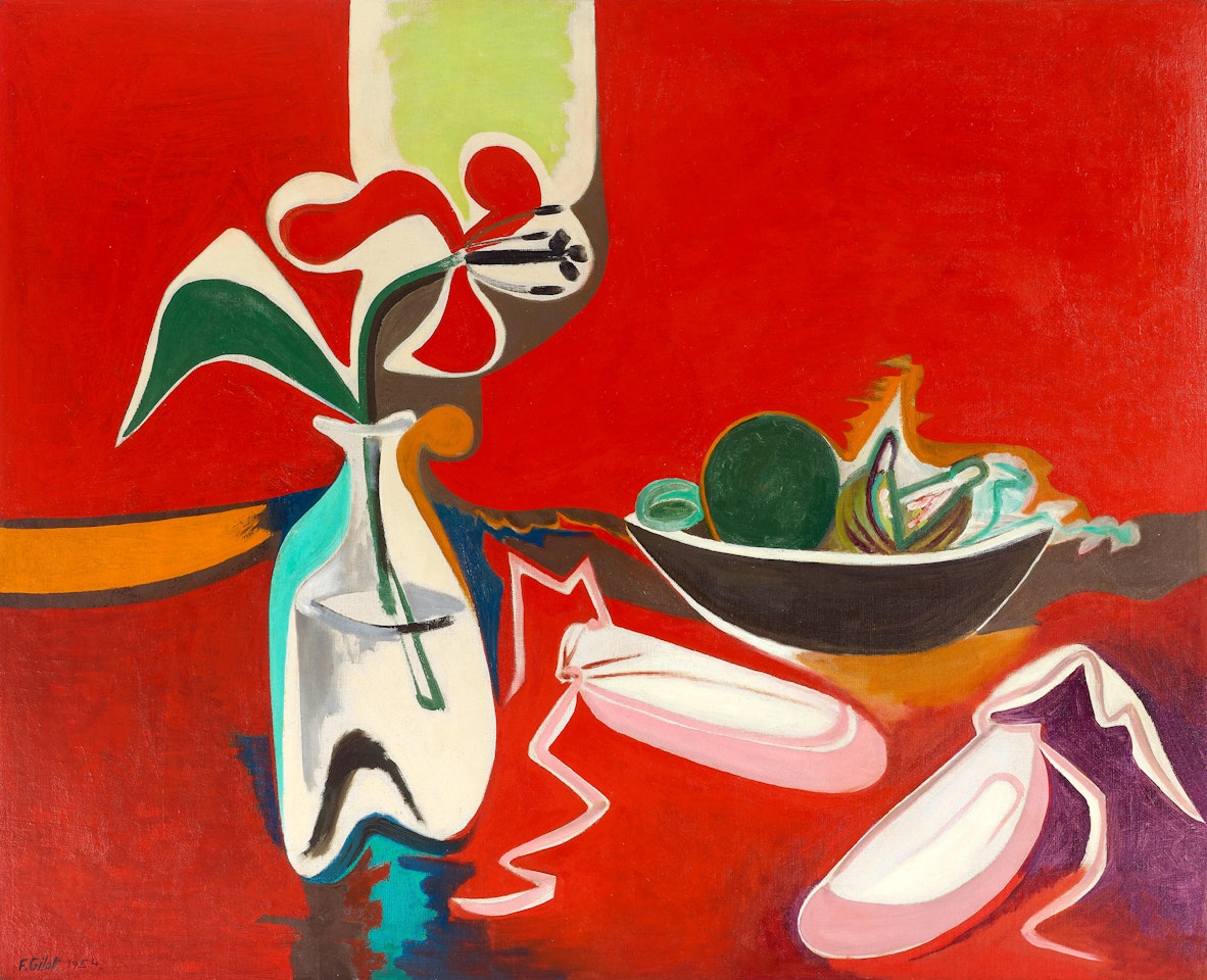 Tulips and Ballerina's Slippers by Françoise Gilot