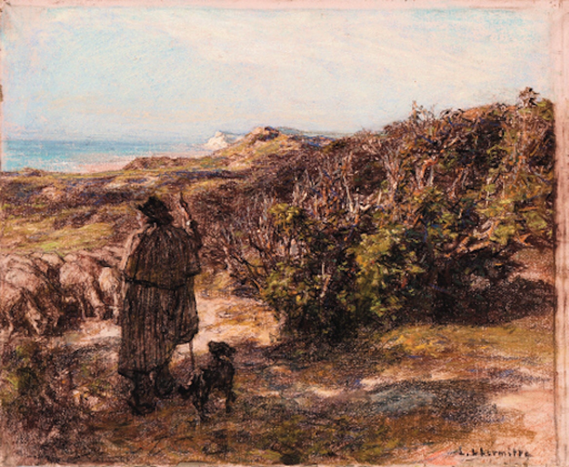 Paysage by Léon Augustin Lhermitte