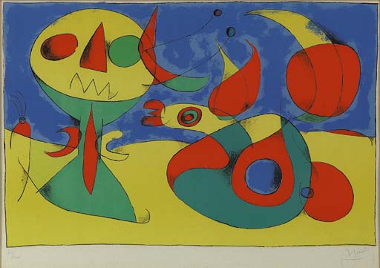 L' Oiseau zephyr by Joan Miró