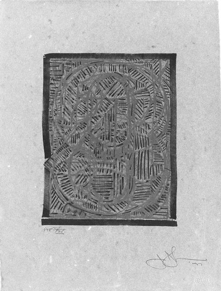0 through 9 by Jasper Johns