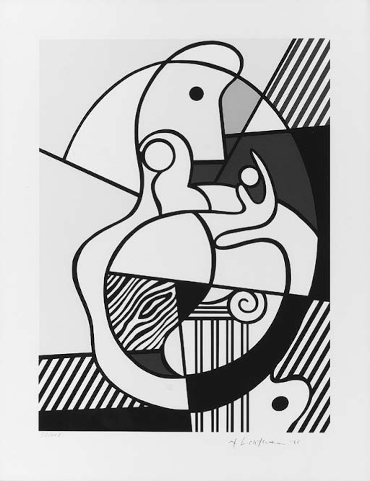 Homage to Max Ernst by Roy Lichtenstein