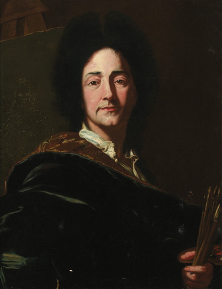 Portrait of the artist by Hyacinthe Rigaud