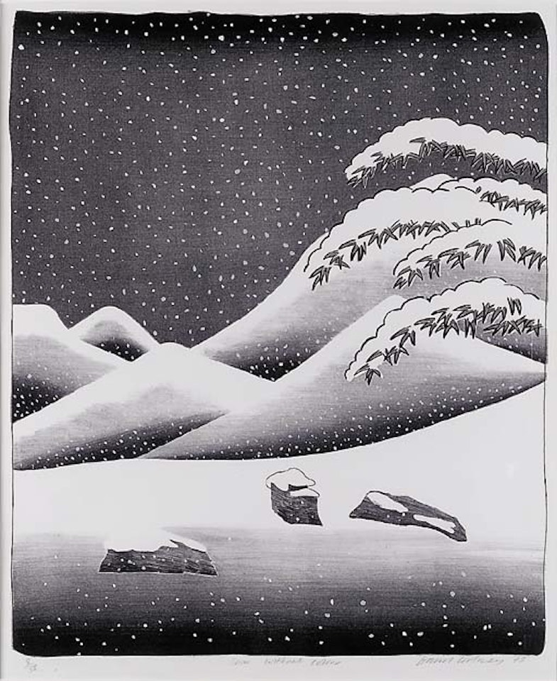 Snow without colour by David Hockney