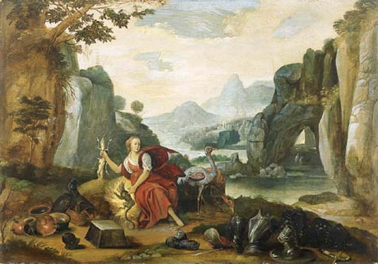 Allegory of Fire by Flemish School