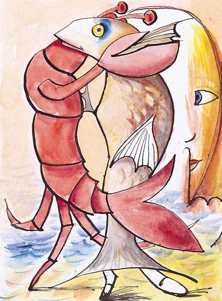 Lobster Quadrille by Charles Blackman