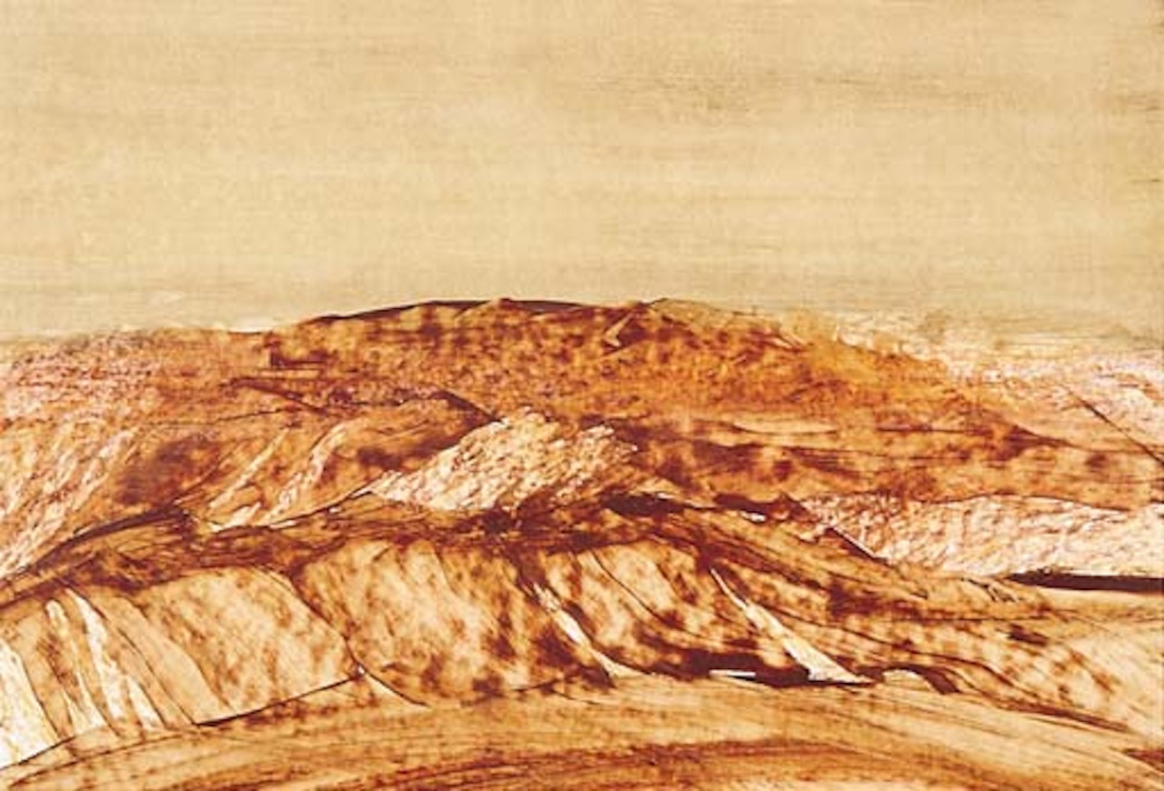 Central Australian landscape by Sidney Nolan