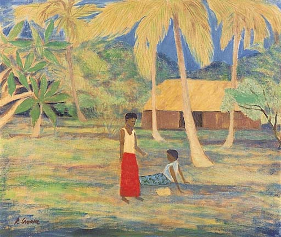 Island scene by Ray Austin Crooke