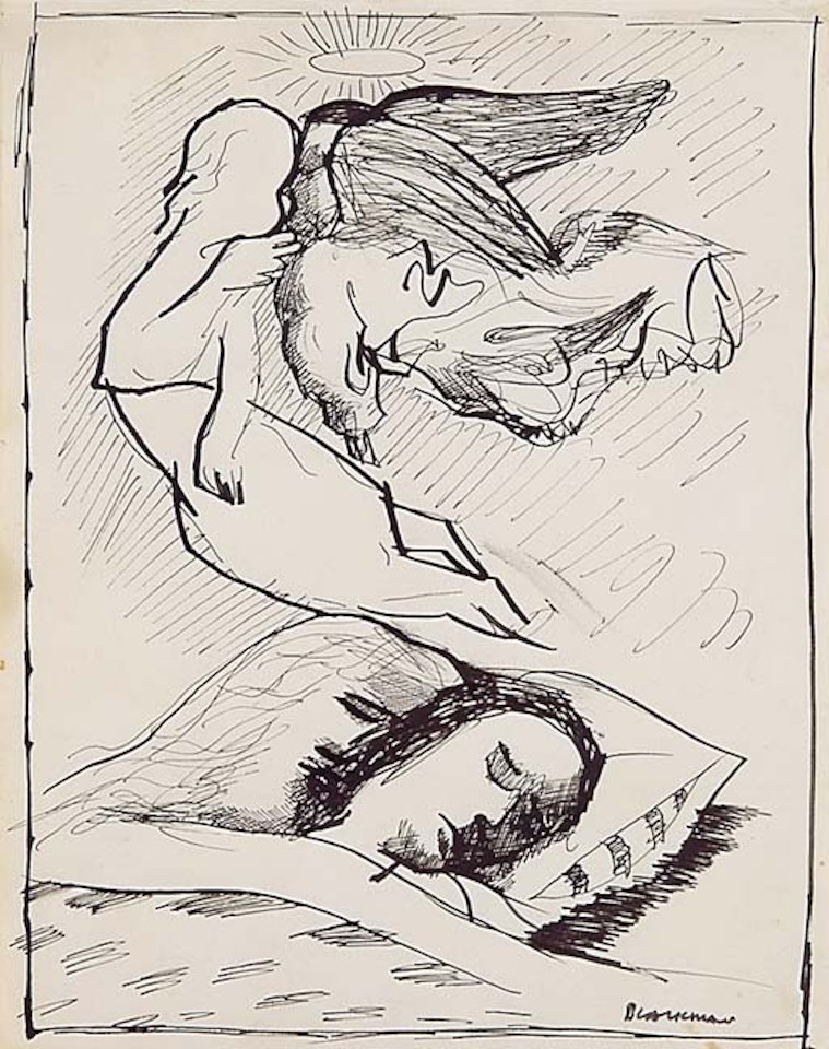 Angel dreams by Charles Blackman