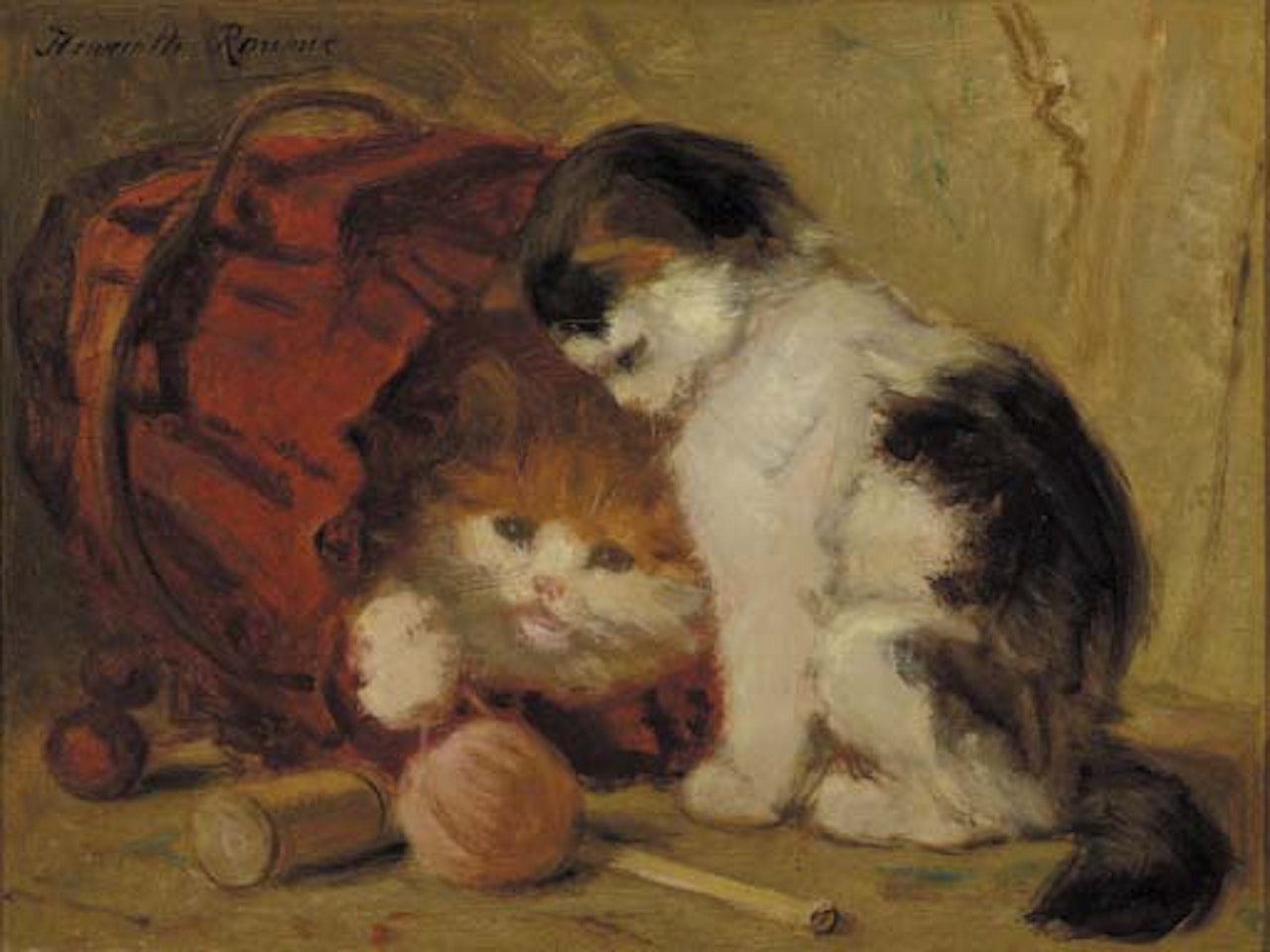 Playtime by Henriette Ronner-Knip