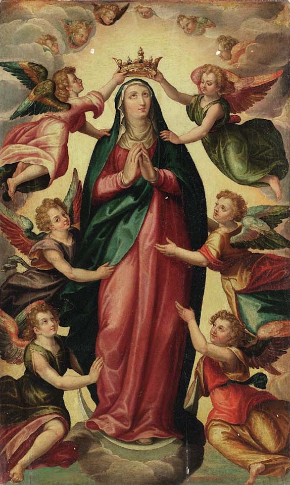 Assumption of the Virgin by Hendrick de Clerck