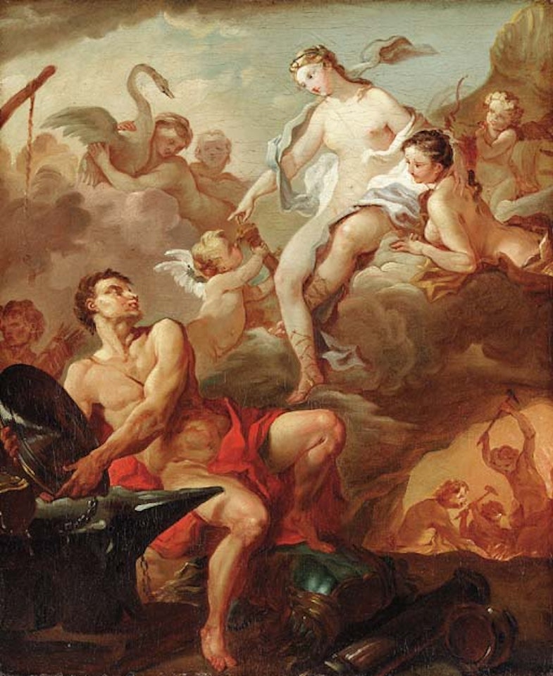 Venus in Vulcan's forge by Charles-Joseph Natoire