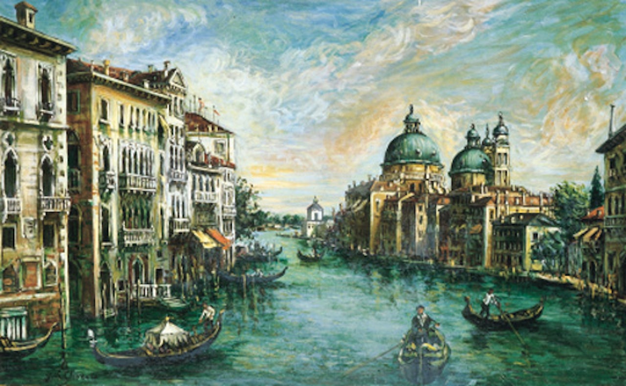Venezia, Chiesa della Salute by Giorgio de Chirico