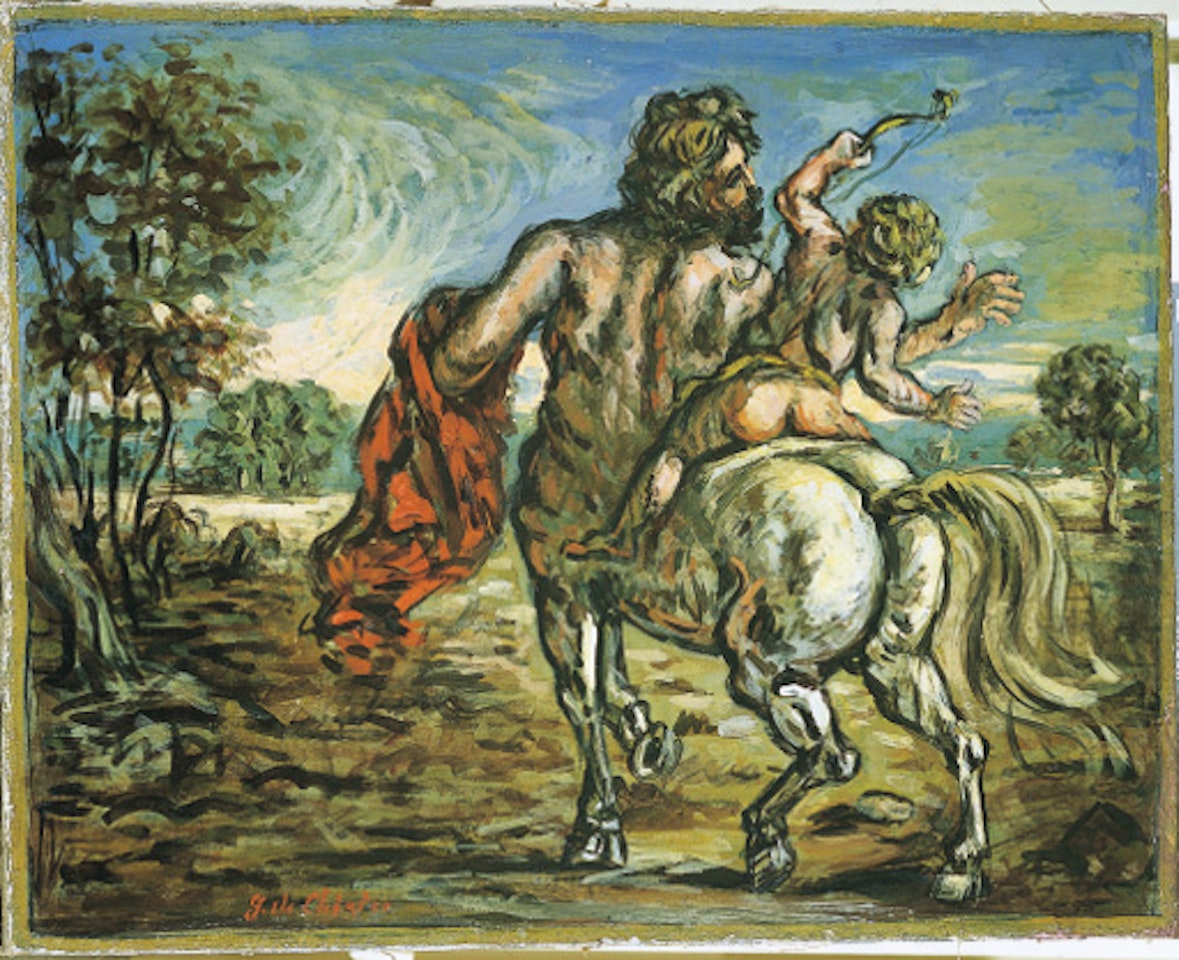 Cupido e il minotauro by Giorgio de Chirico