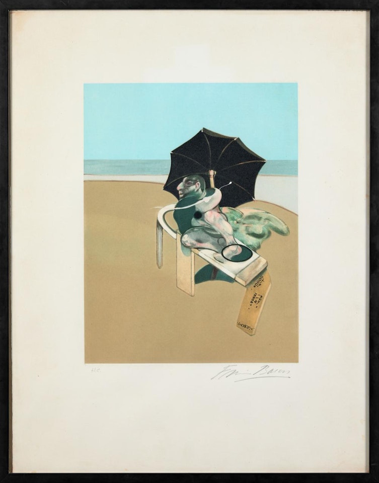 Metropolitan triptych - partie droite by Francis Bacon