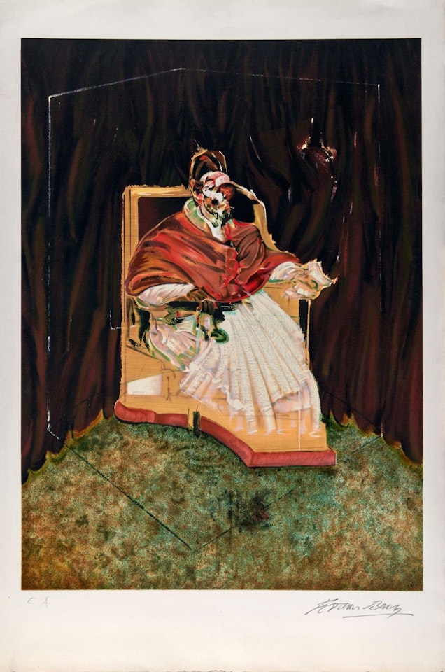 Étude pour un portrait du Pape Innocent X d'après Velasquez by Francis Bacon