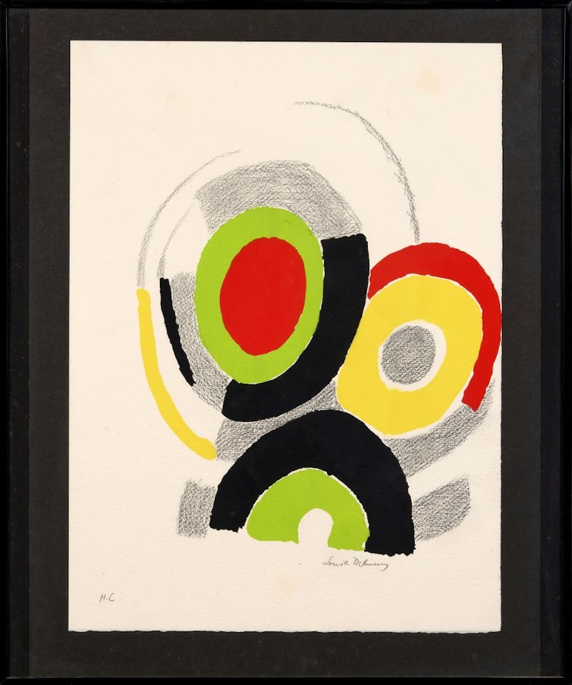 Les Illuminations - un pochoir by Sonia Delaunay