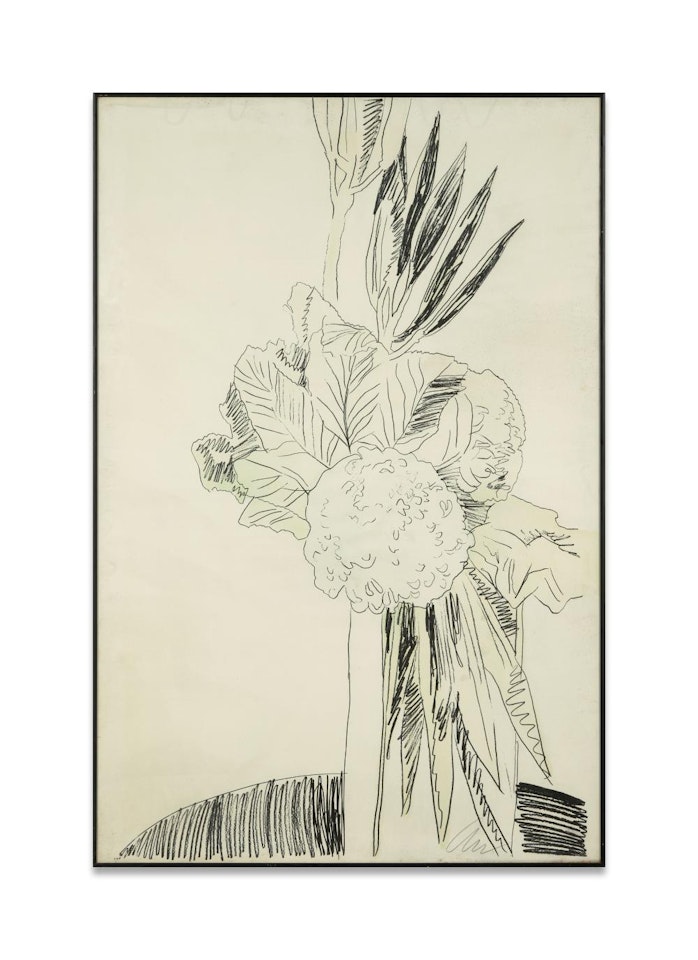 Flowers (Black and White) by Andy Warhol