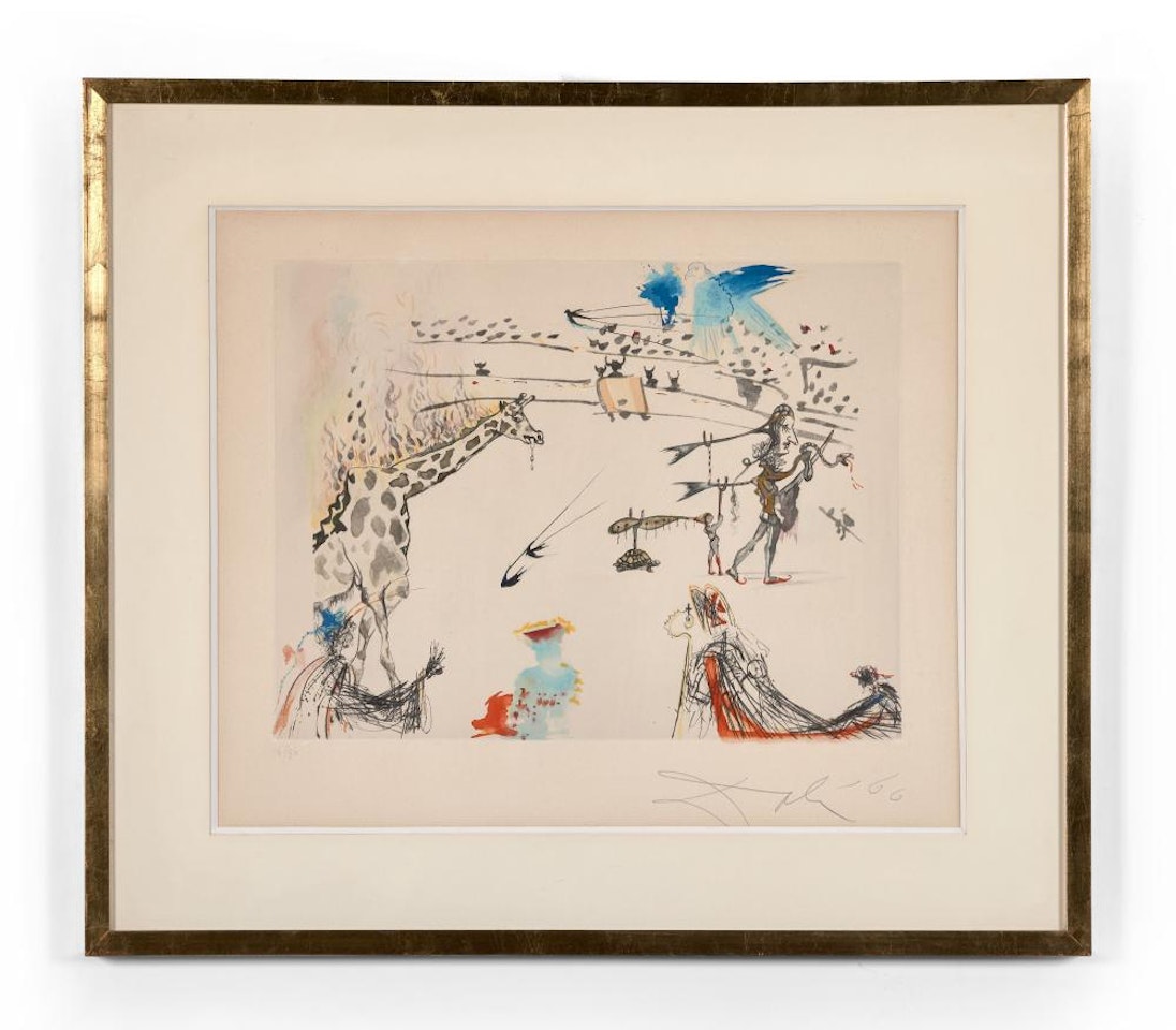 La Girafe en feu by Salvador Dali