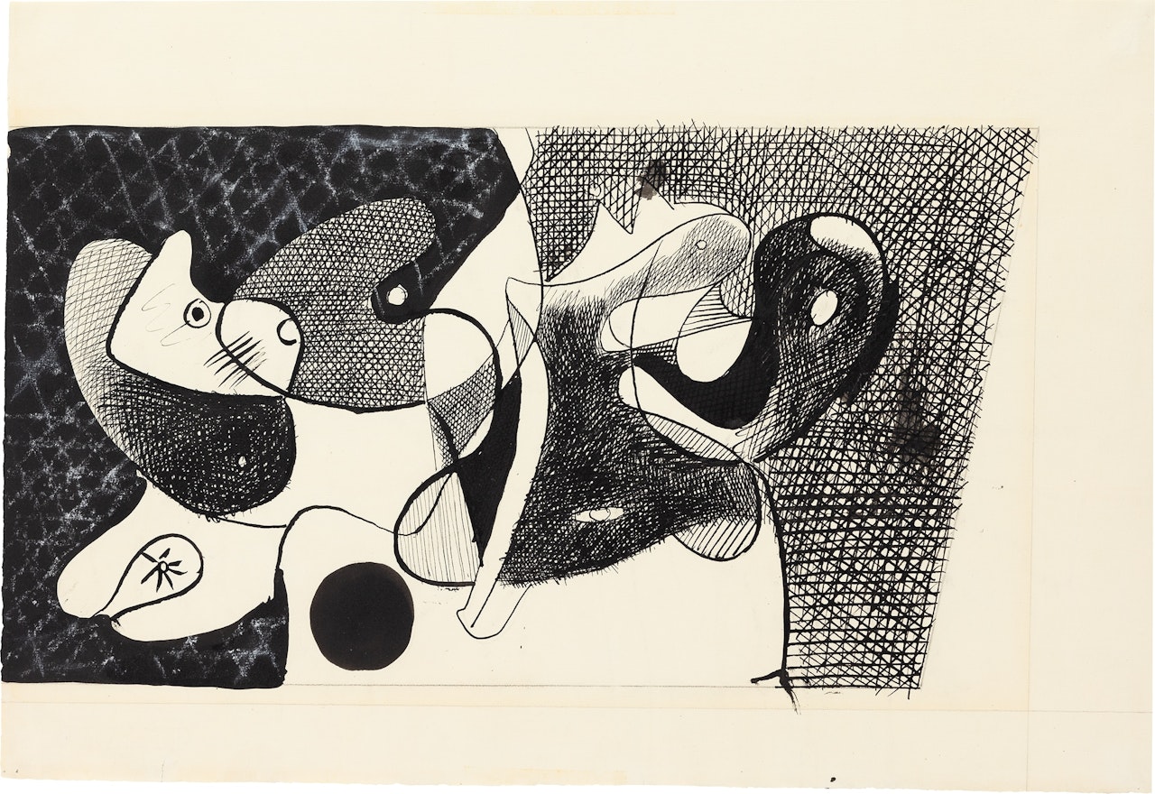 Study for Nighttime, Enigma and Nostalgia by Arshile Gorky