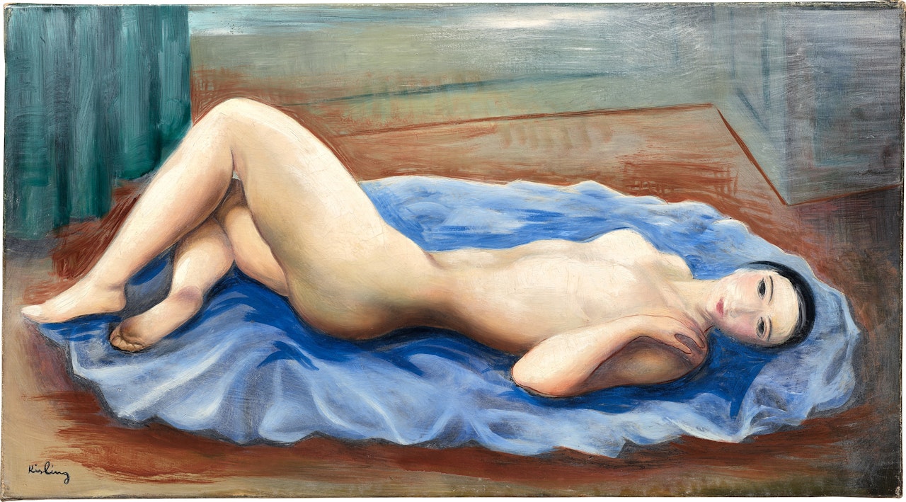 Nu allongé by Moïse Kisling