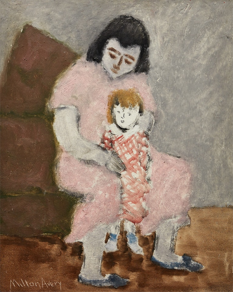 Young Mother and Child by Milton Avery