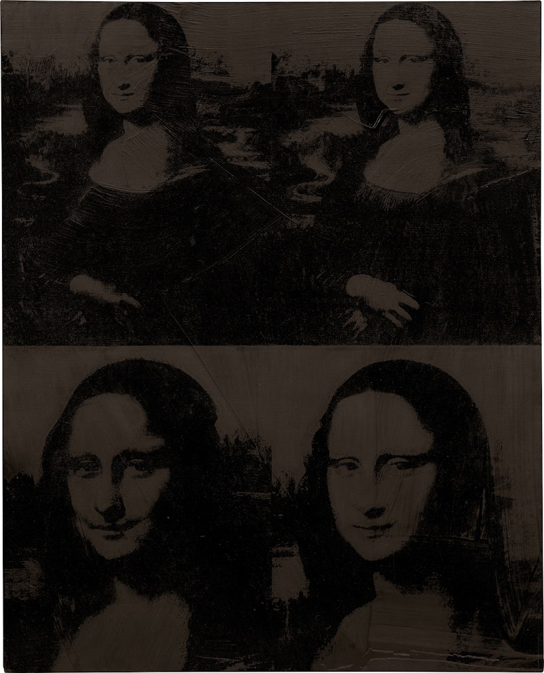 Mona Lisa Four Times by Andy Warhol