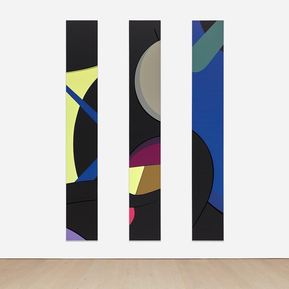 Two works: (i) T.N.O.N.-Y; (ii) T.N.O.N.-F by Kaws