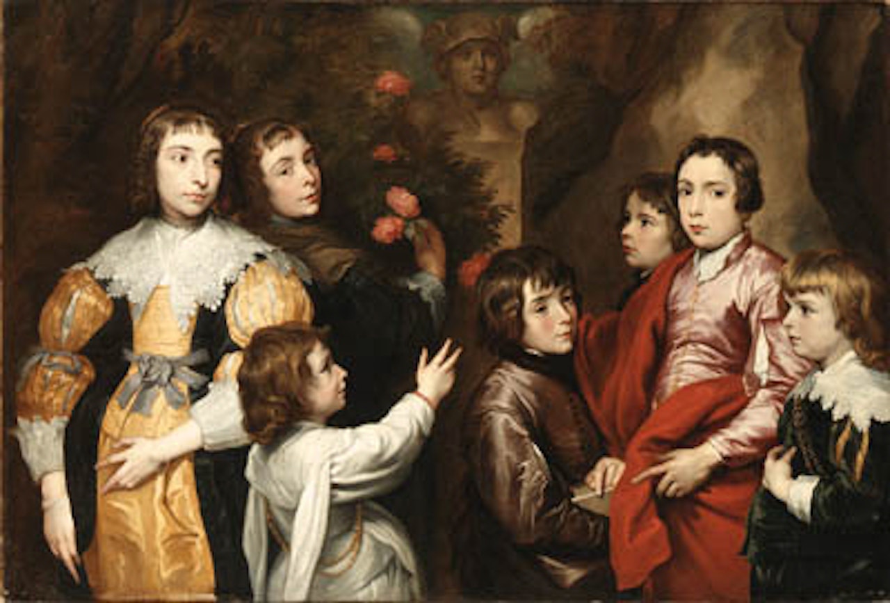 Group portrait, said to be the Bolingbroke Family by Anthony van Dyck
