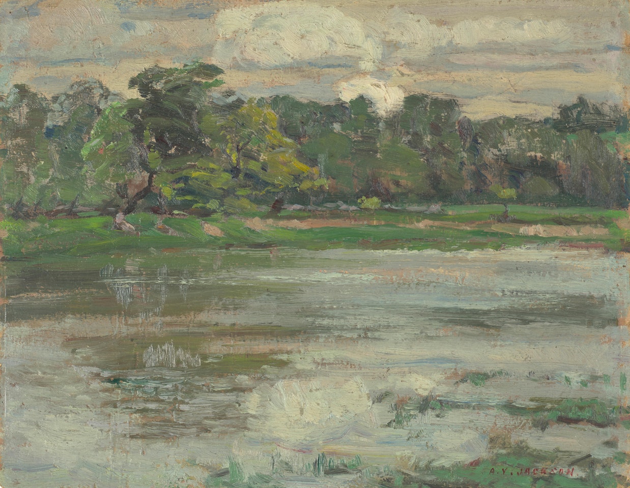 The Grand River Near Berlin, Ontario by Alexander Young Jackson