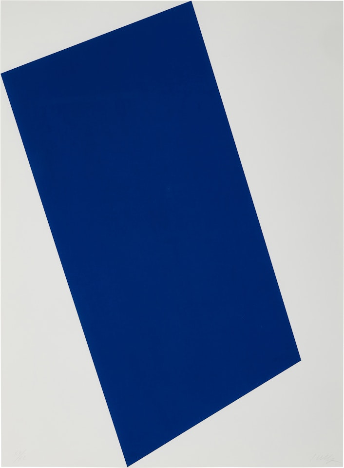Blue Slant by Ellsworth Kelly