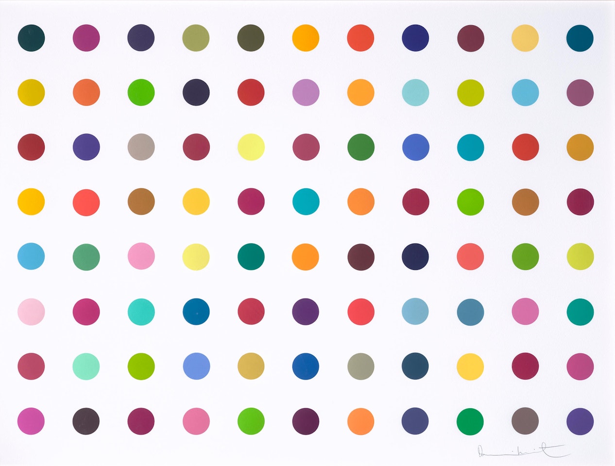 M-Fluorobenzoyl Chloride by Damien Hirst