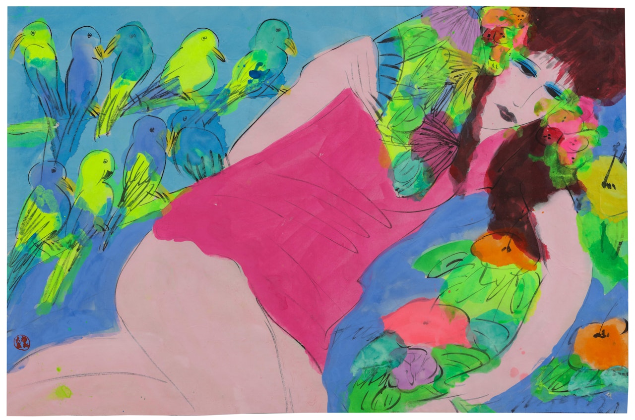 Woman by Walasse Ting