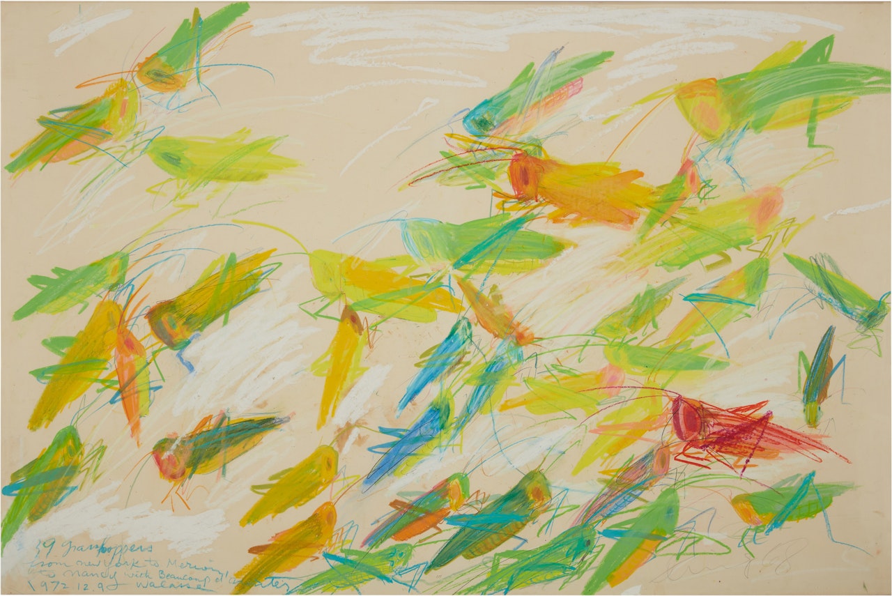 39 Grasshoppers by Walasse Ting
