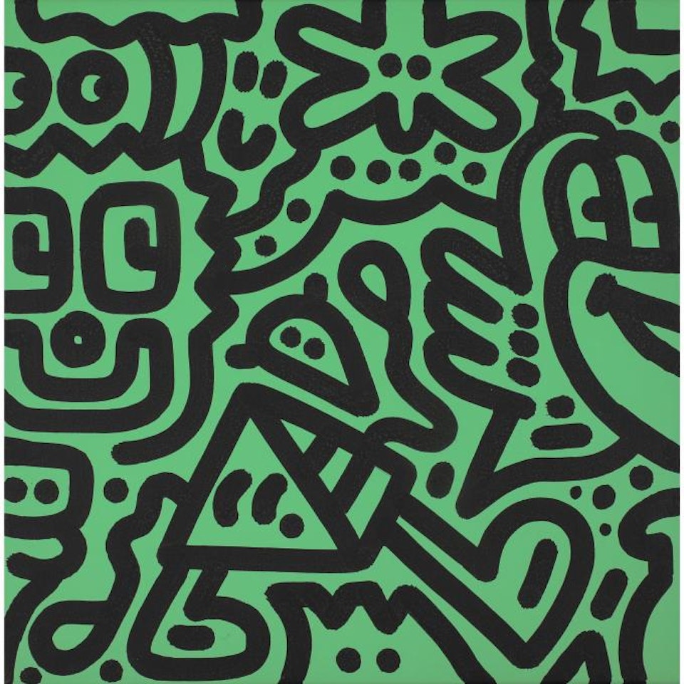 RAINBOW (GREEN) by MR DOODLE