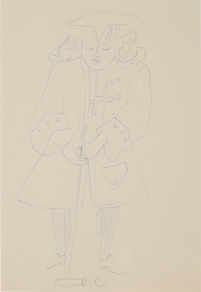 Croquet Player by Andy Warhol