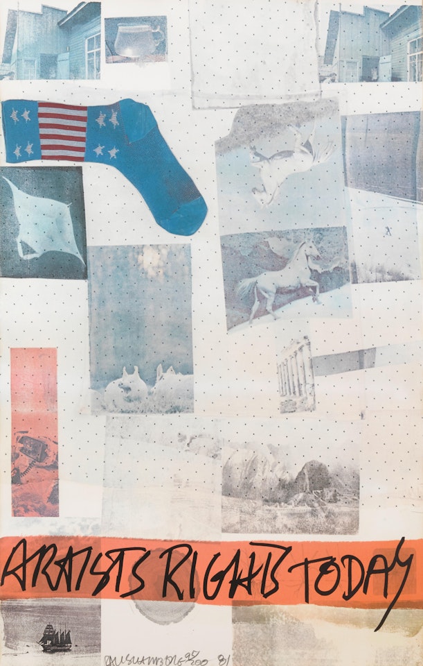 Artist's Rights Today by Robert Rauschenberg
