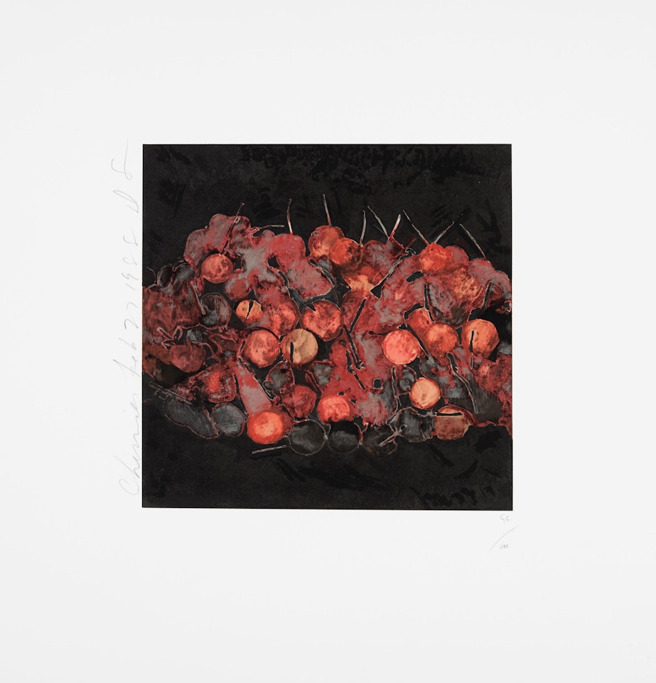 Cherries; Peppers 2 by Donald Sultan