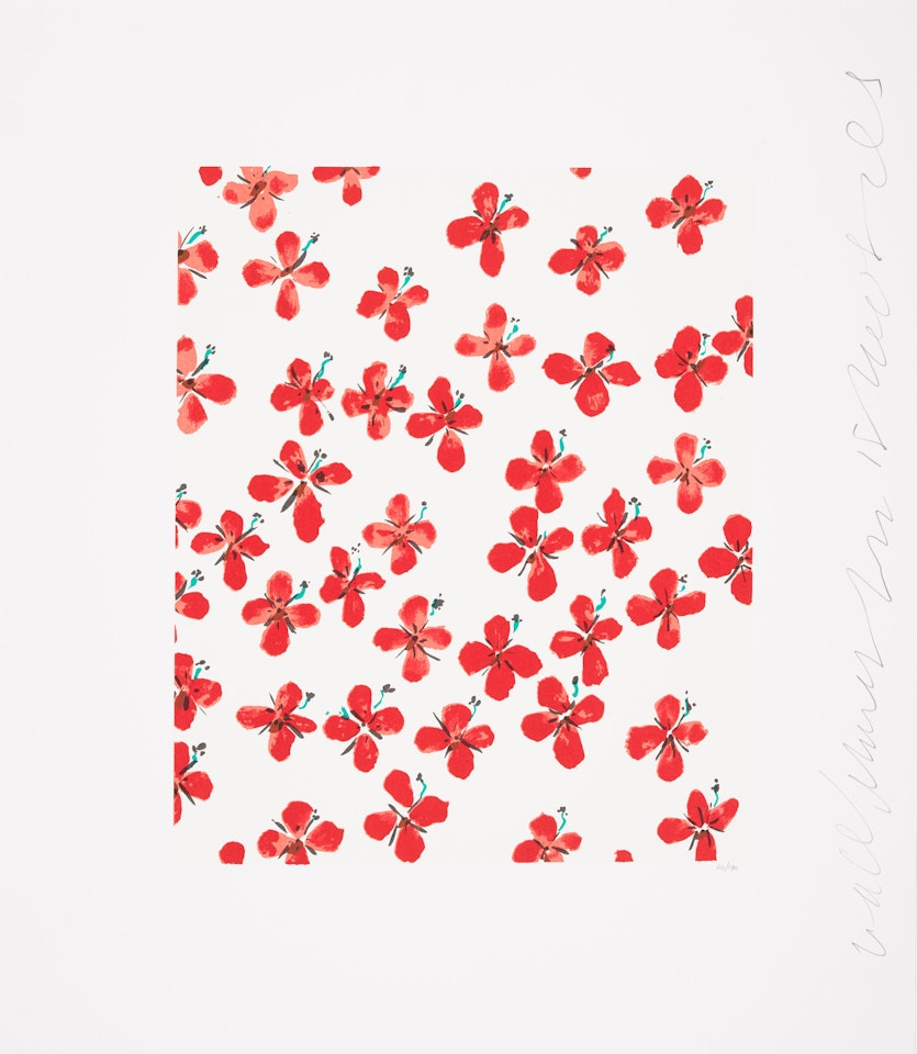 Wallflower 2, from Wallflowers Suite by Donald Sultan