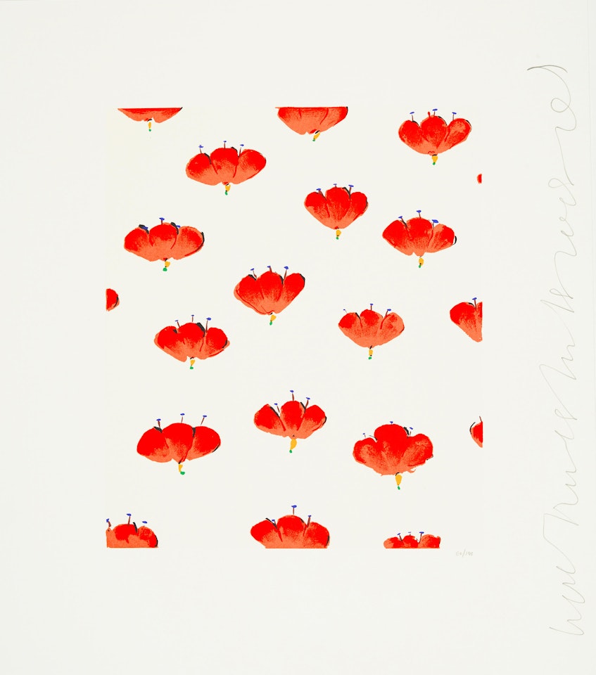Wallflower 21, from Wallflowers Suite by Donald Sultan