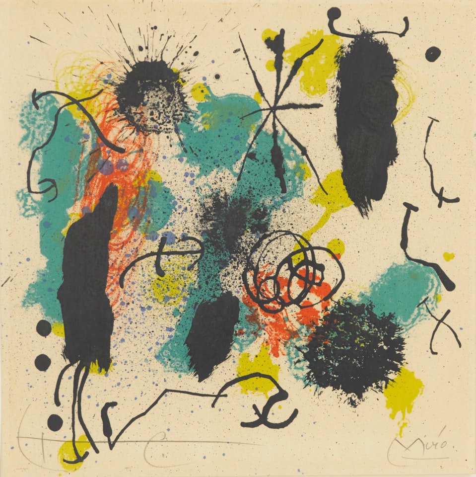 Je travaille comme un jardinier 2 by Joan Miró