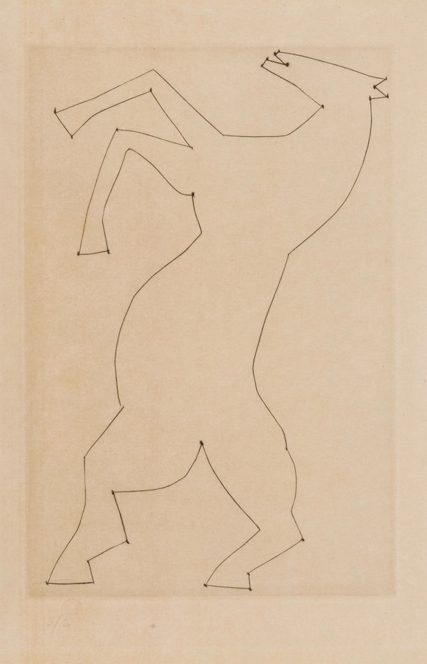 One Plate, from Chevaux de Minuit by Pablo Picasso