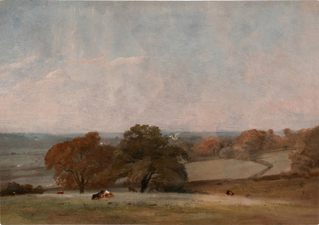 View of Dedham Vale from East Bergholt by John Constable