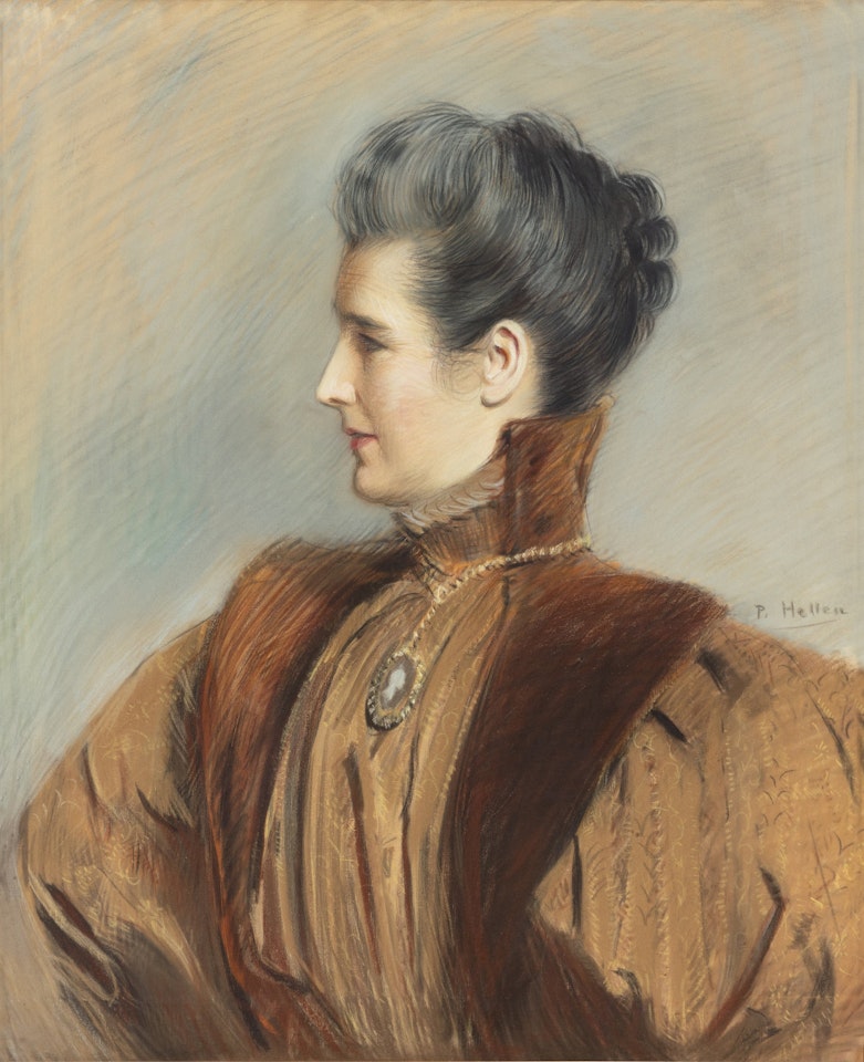 Portrait of a Woman, in Profile by Paul César Helleu