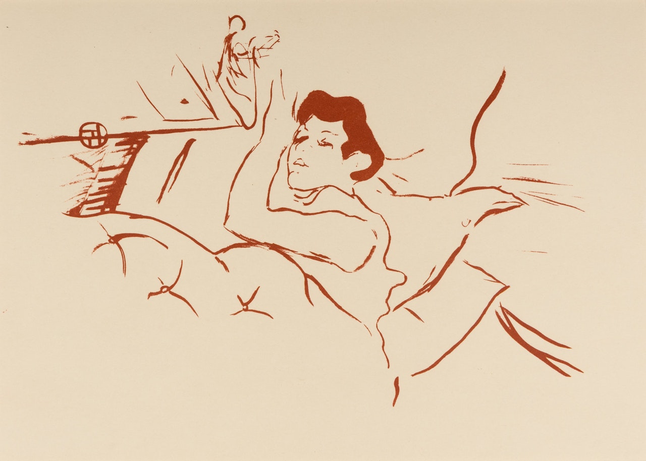 Ta bouche, from the suite Les Vieilles Histoires by Henri de Toulouse-Lautrec