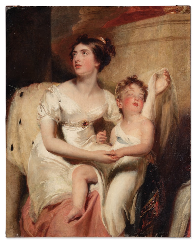 Portrait of Anne, Countess of Charlemont and her son James by Sir Thomas Lawrence