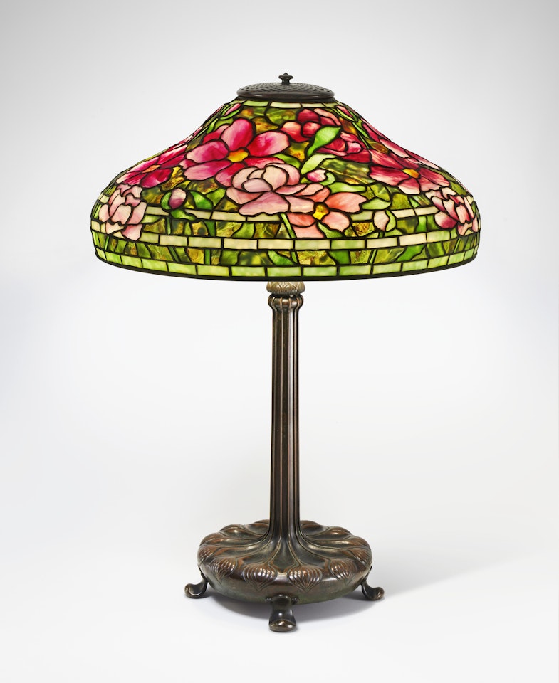 "Peony" Table Lamp by Tiffany Studios