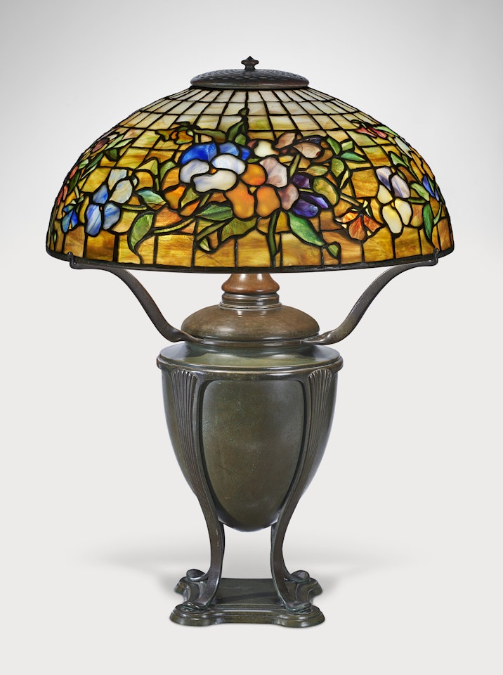 "Pansy" Table Lamp by Tiffany Studios