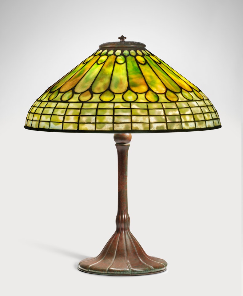 "Feather" Table Lamp by Tiffany Studios