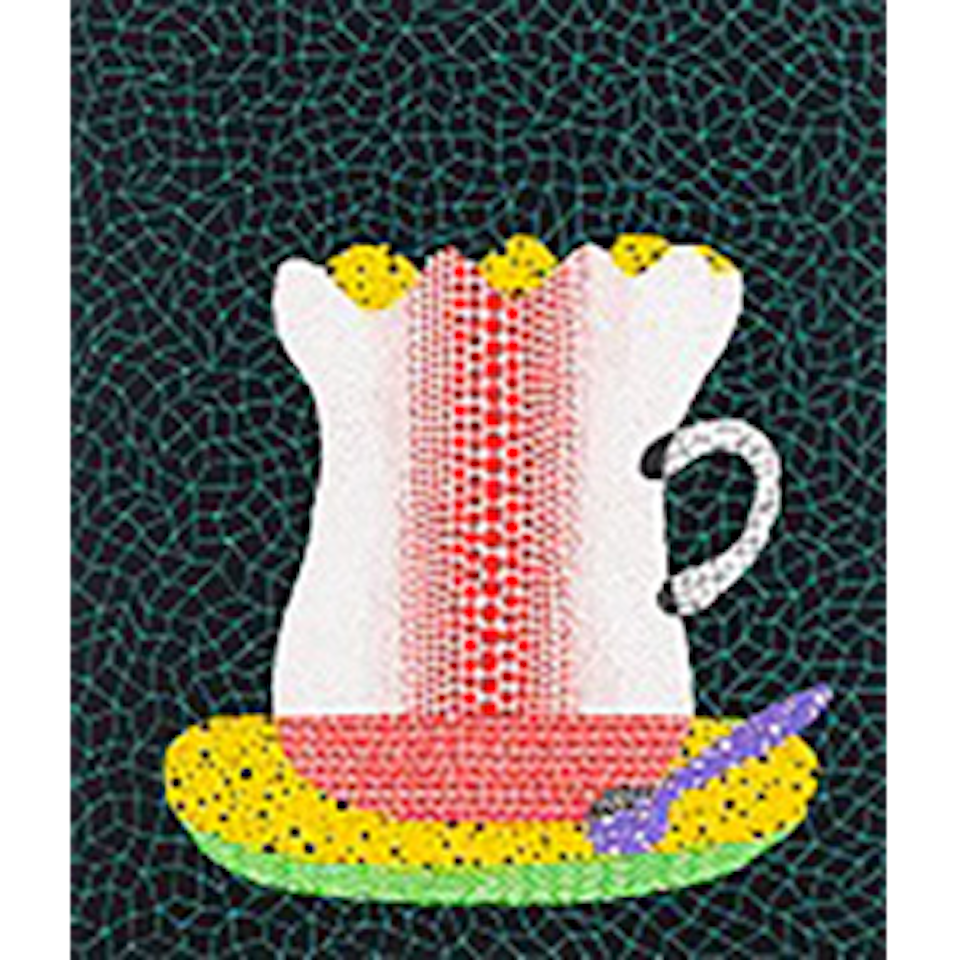 COFFEE CUP (Kusama 79) by Yayoi Kusama